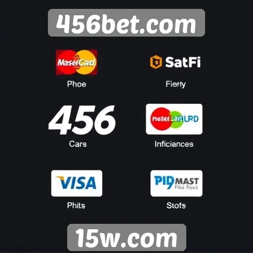 Métodos de pagamento disponíveis em 456bet.com